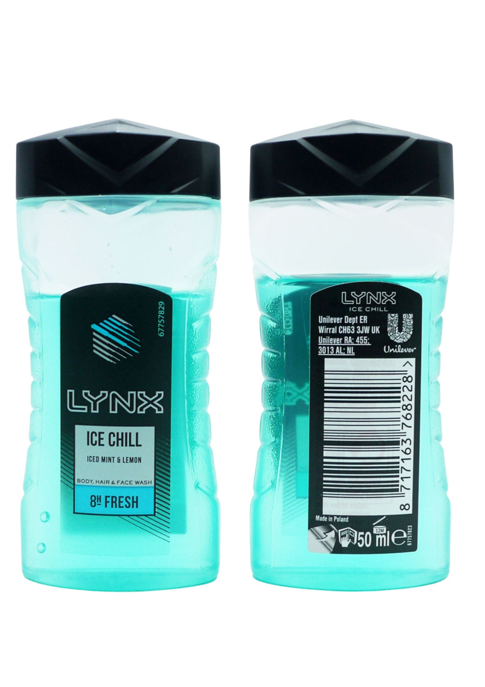 Lynx Men's Ice Chill Shower Gel 50ml Lynx Men's Ice Chill Shower Gel 50ml